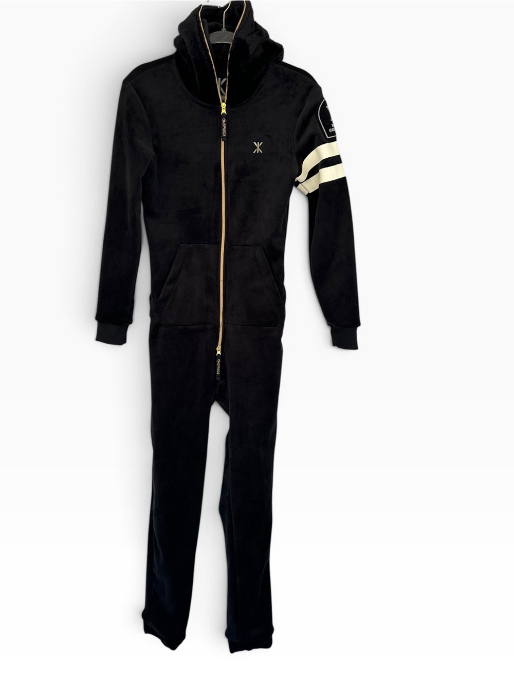 Onepiece • Alps Soft Velvet Fitted Jumpsuit | Black